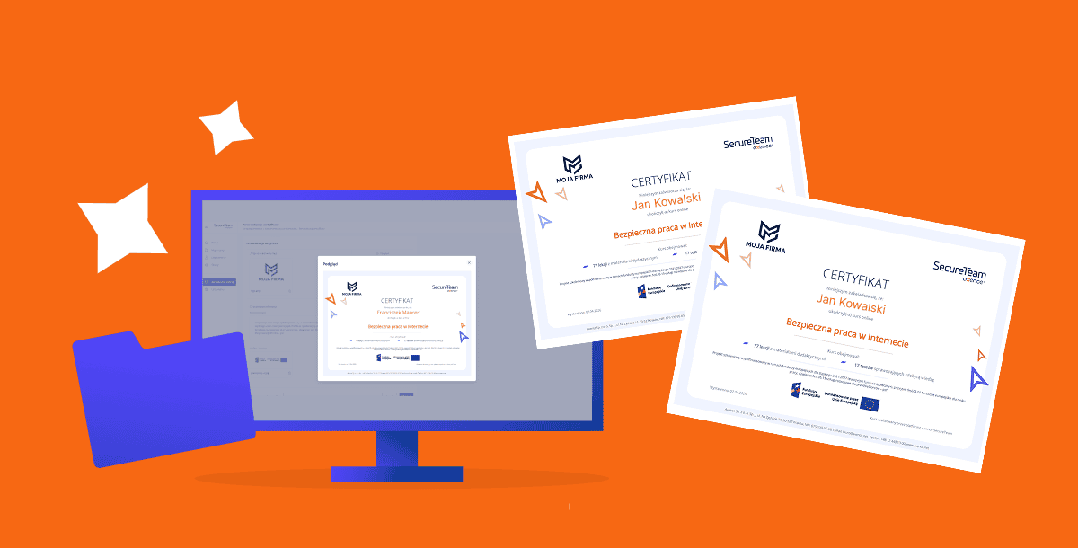 Personalizacja certyfikatów w&nbsp;Axence SecureTeam